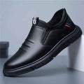 Men Shoes Black White Flats Walking Shoes - Luxovo.cc