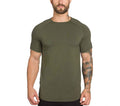 New Gym Wear Plain Shirts Custom Mens Fitness Sports Clothing - Luxovo.cc