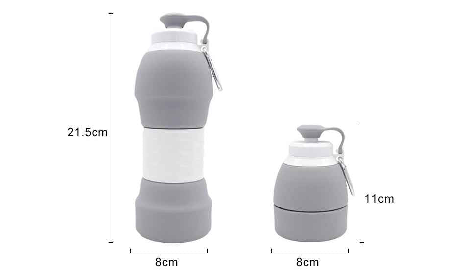 Silicone folding water bottle - Luxovo.cc