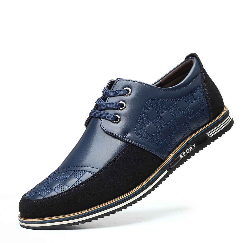 Fashion British plus size shoes men - Luxovo.cc