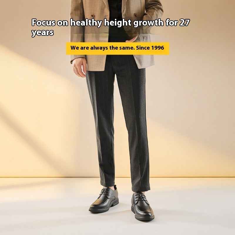 Increased By Fashion British Soft Leather Shoes Business Formal Wear Men - Luxovo.cc