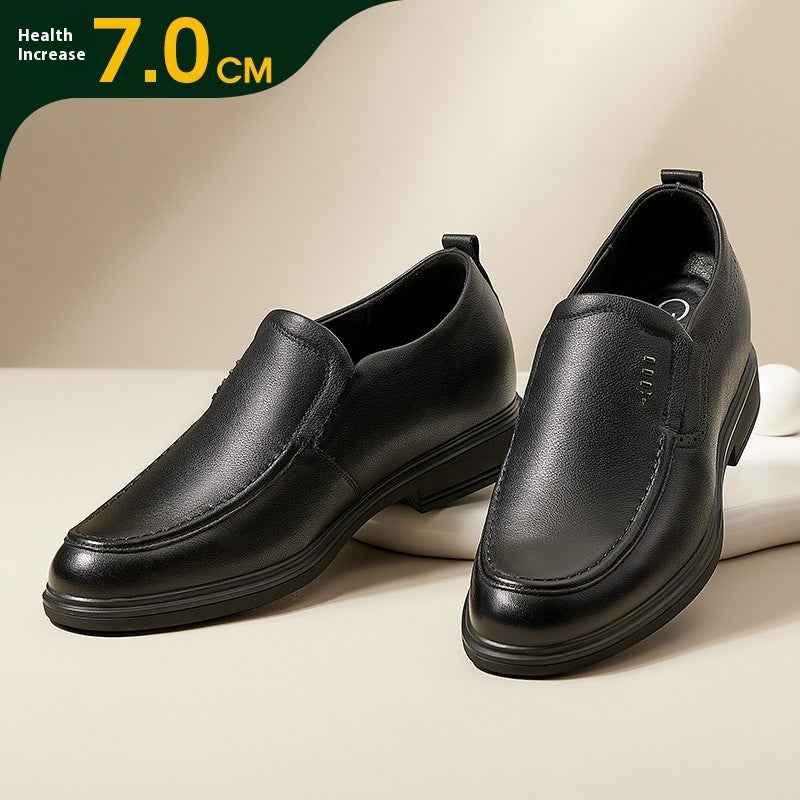 Increased By Fashion British Soft Leather Shoes Business Formal Wear Men - Luxovo.cc