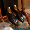Gentleman Cowhide Commuting Formal Shoes - Luxovo.cc