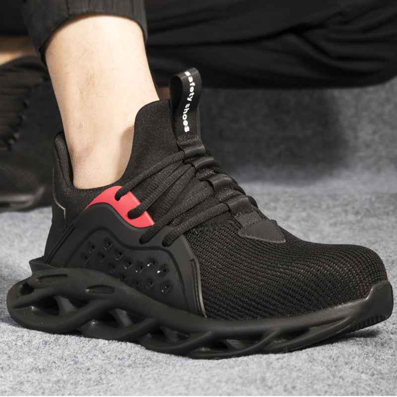 Indestructible Work Shoes Sneakers Men Anti-puncture Safety Shoes - Luxovo.cc