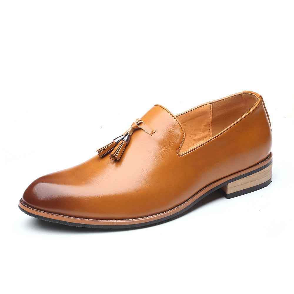 Pointed-toe British men's formal shoes - Luxovo.cc