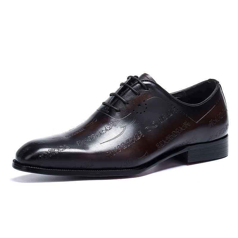 Men's Business Formal Leather Shoes - Luxovo.cc