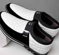 Large Size Leather Shoes Men New Casual Leather Shoes Men - Luxovo.cc