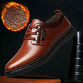The new shoes shoes fall men's business casual shoes men shoes shoes round British Dad - Luxovo.cc