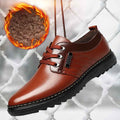 The new shoes shoes fall men's business casual shoes men shoes shoes round British Dad - Luxovo.cc