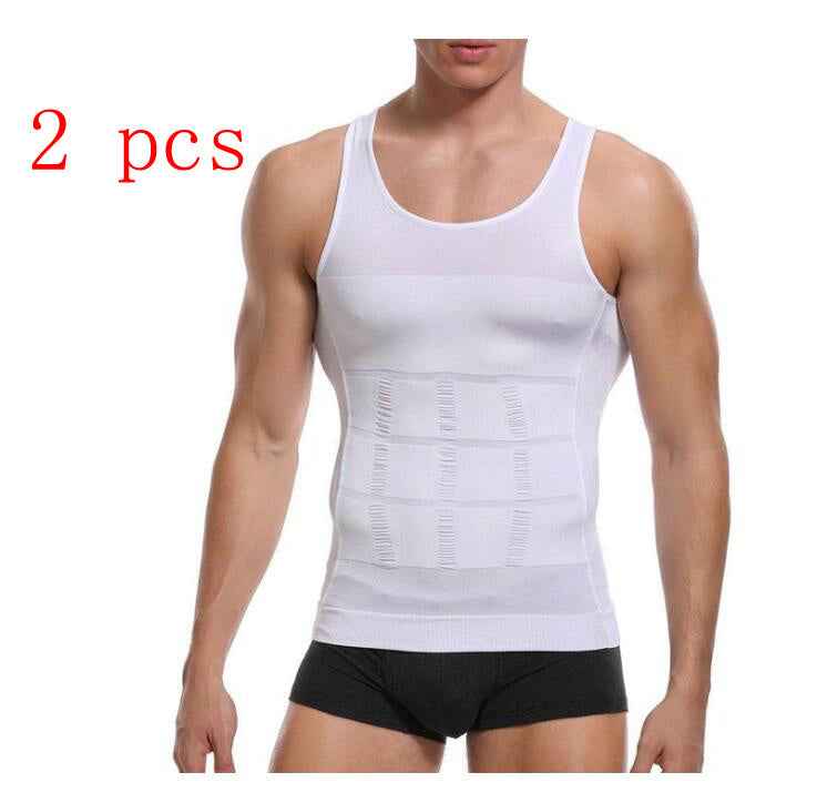 Men Body Tummy Shaper Vest - Luxovo.cc