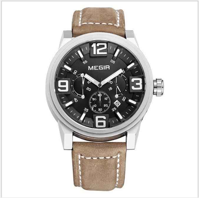 Watch Men's Watch Three-eye Luminous Waterproof Sports Watch Watch - Luxovo.cc