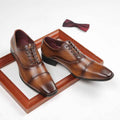 New Japanese Business Leather Formal Shoes - Luxovo.cc