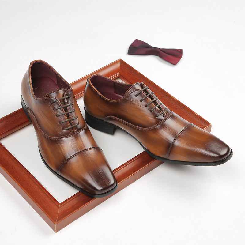 New Japanese Business Leather Formal Shoes - Luxovo.cc