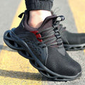 Indestructible Work Shoes Sneakers Men Anti-puncture Safety Shoes - Luxovo.cc