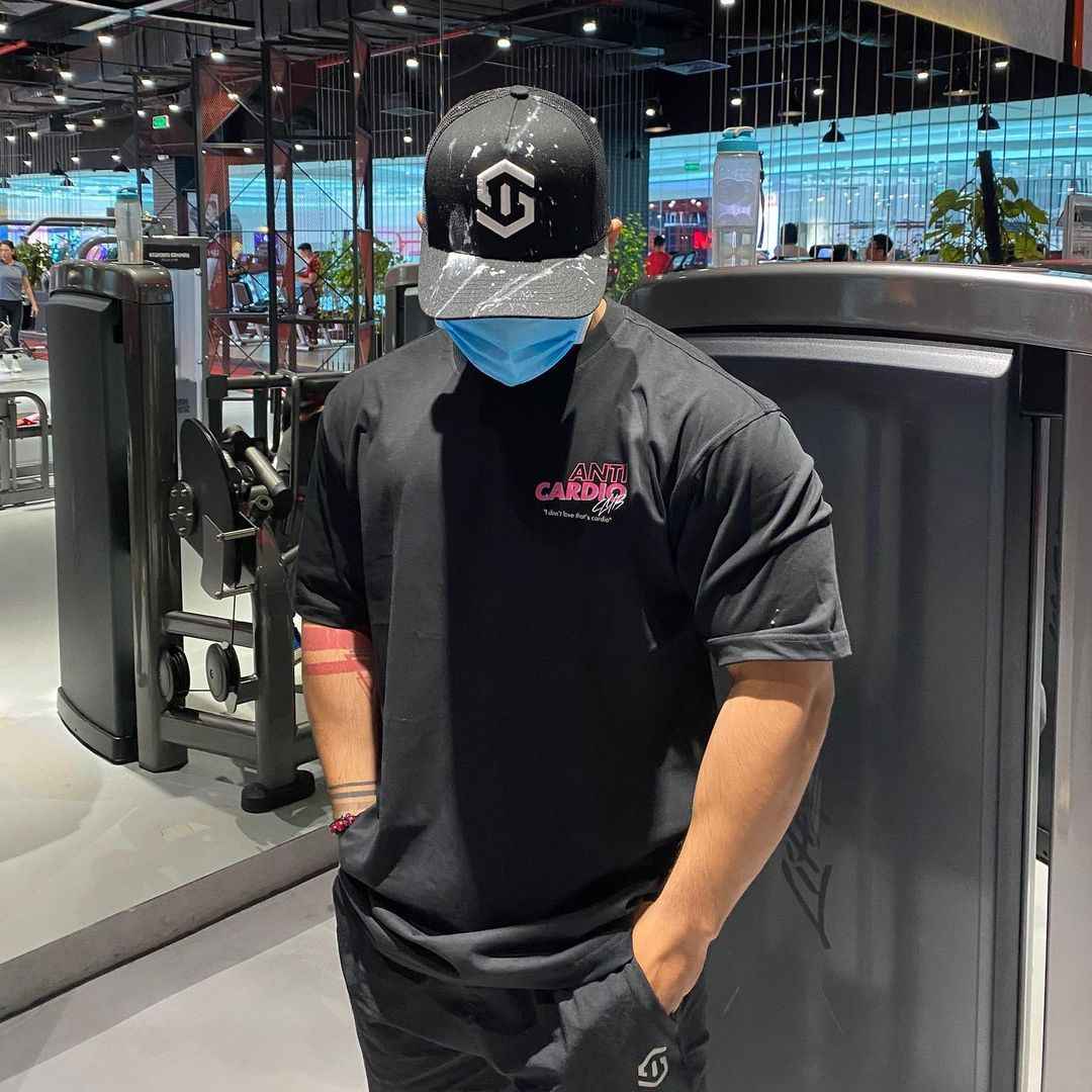 Men Muscular Men Loose Fashion Half Sleeve - Luxovo.cc