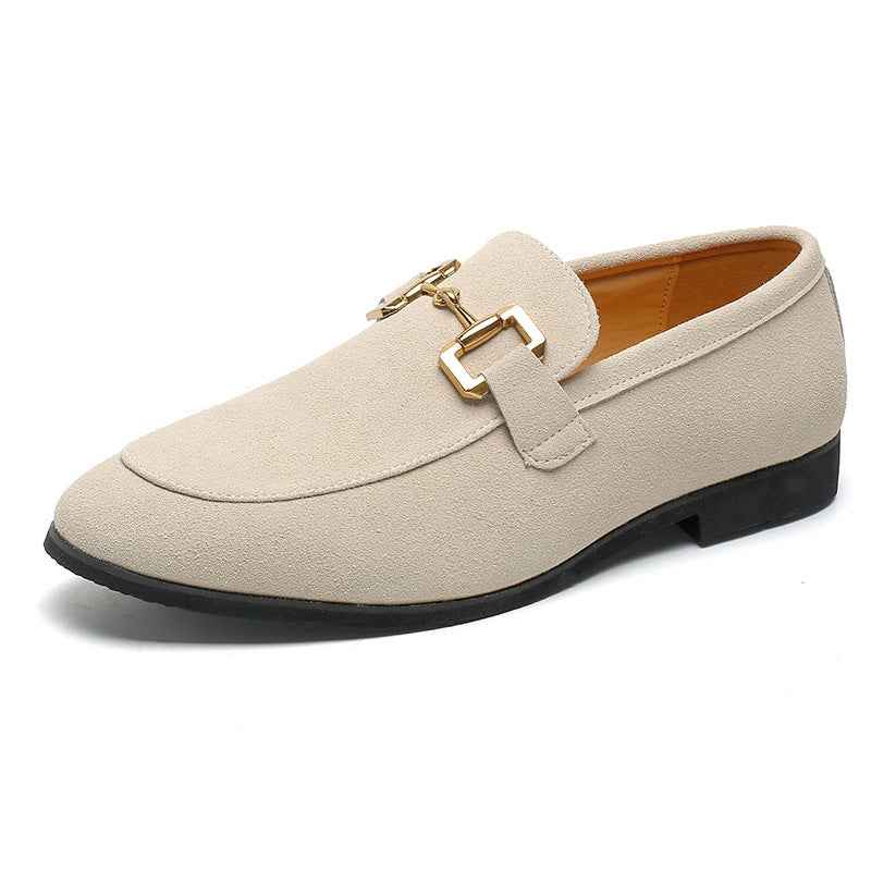 Fashion Personality Suede Leather Shoes Men - Luxovo.cc