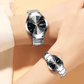 Luminous watch couple watch calendar quartz watch - Luxovo.cc
