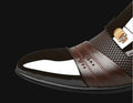 Business Formal Youth British Leather Shoes - Luxovo.cc