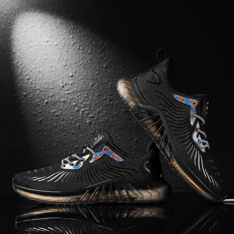 Men Breathable Casual Fly Woven Shoes - Luxovo.cc