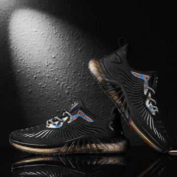 Men Breathable Casual Fly Woven Shoes - Luxovo.cc