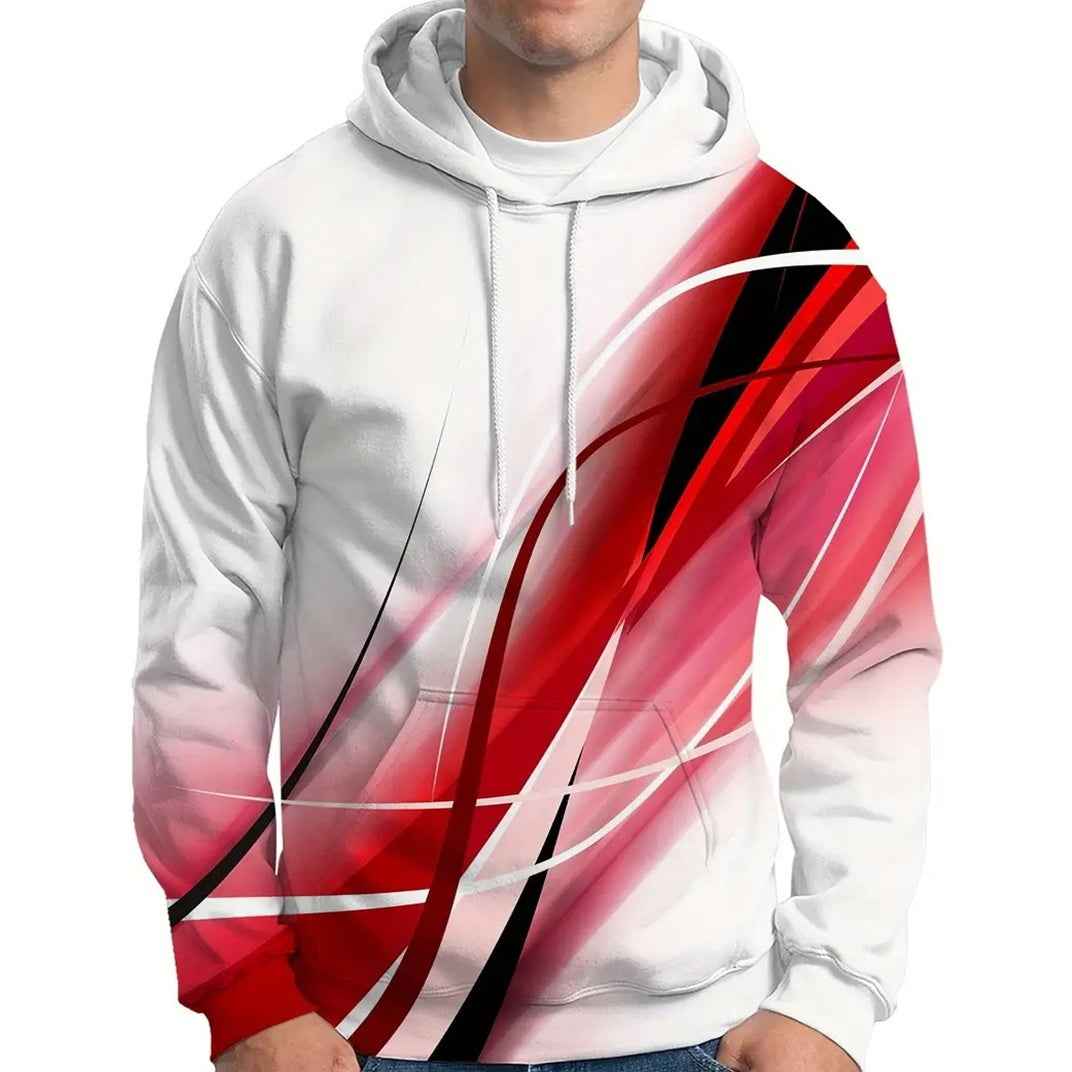 Autumn Hooded Loose Sweater Men - Luxovo.cc