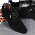 Men's casual business formal leather shoes - Luxovo.cc