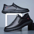 Men Shoes Black White Flats Walking Shoes - Luxovo.cc