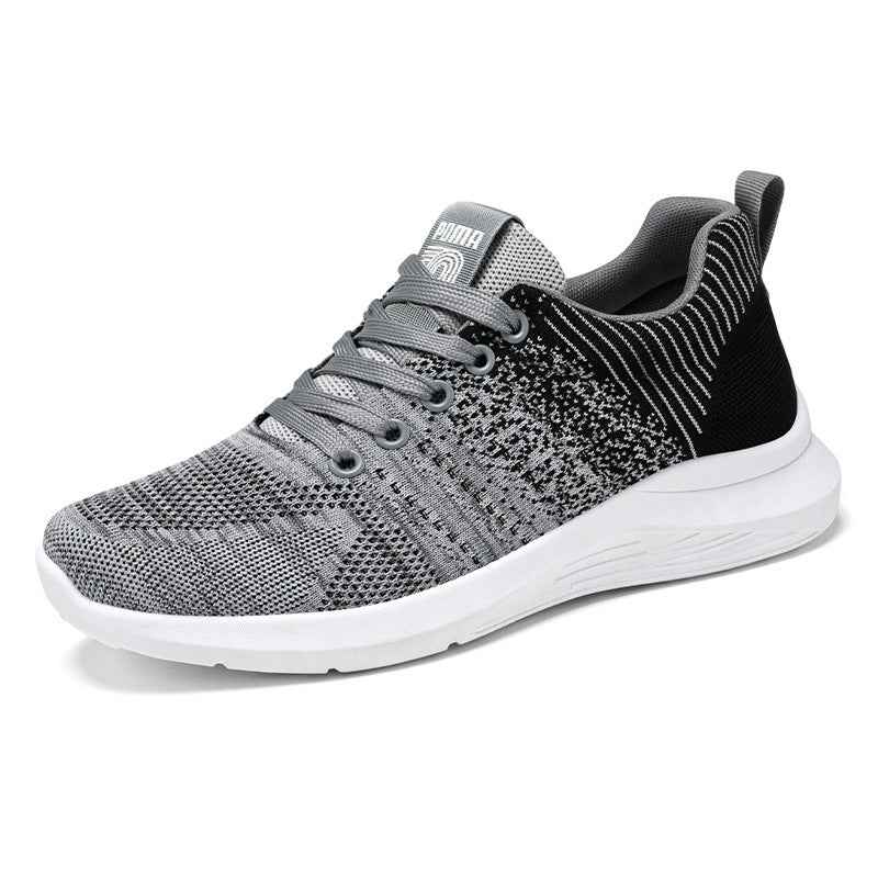 Men's Shoes Korean Casual Breathable Shoes Running Shoes Trendy Sneakers Men - Luxovo.cc