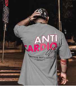 Printed Fitness T Shirt Male Muscle Type