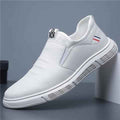 Men Shoes Black White Flats Walking Shoes - Luxovo.cc