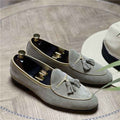 Fashion Retro British Beanie Shoes Men - Luxovo.cc