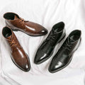 Men's English Formal Business Shoes - Luxovo.cc