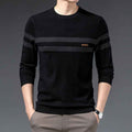 Men Round Neck Fashion Pullover Sweater - Luxovo.cc