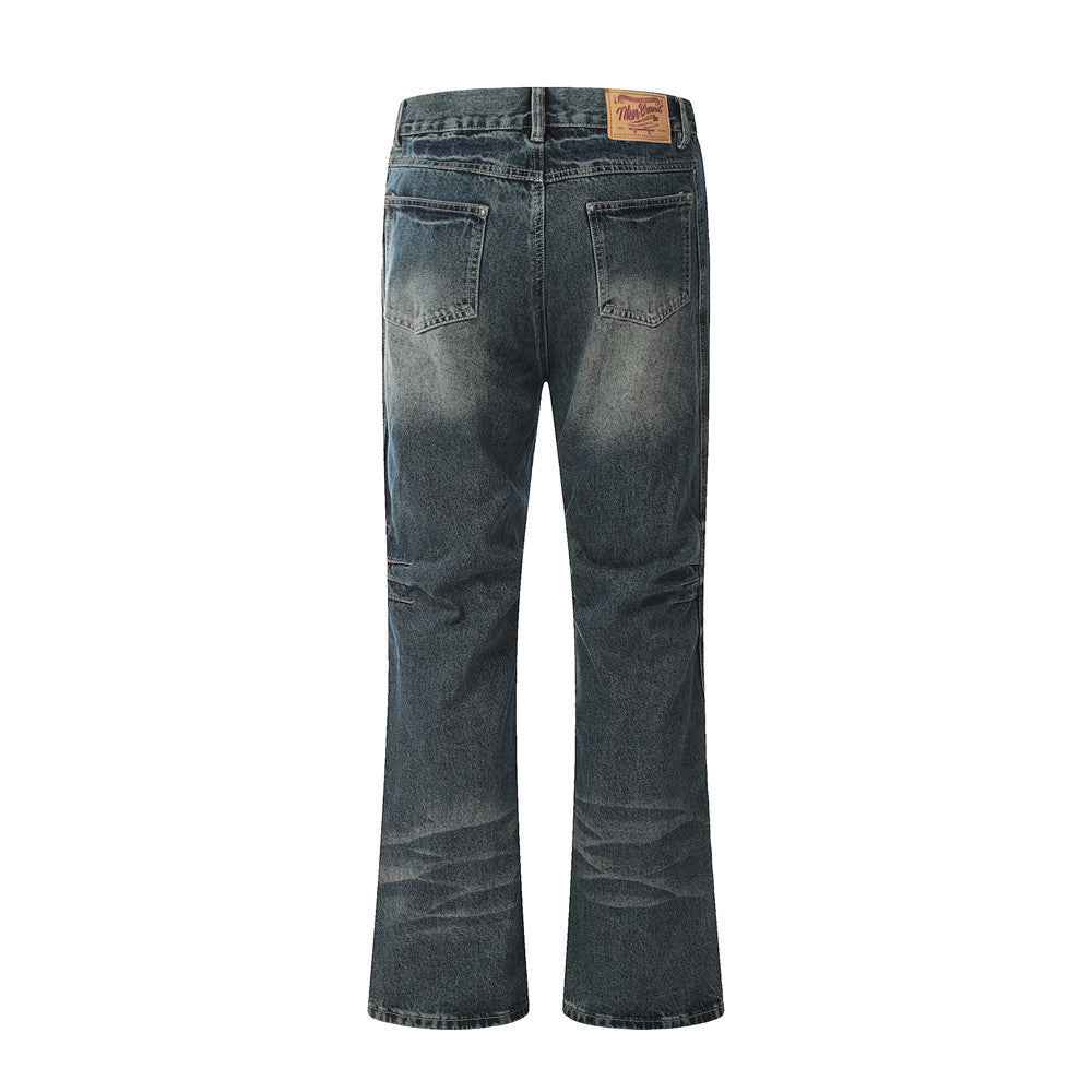 Fashion Personality Slightly Flared Jeans Men