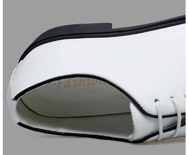 Business Formal Wear Leather Shoes Men - Luxovo.cc