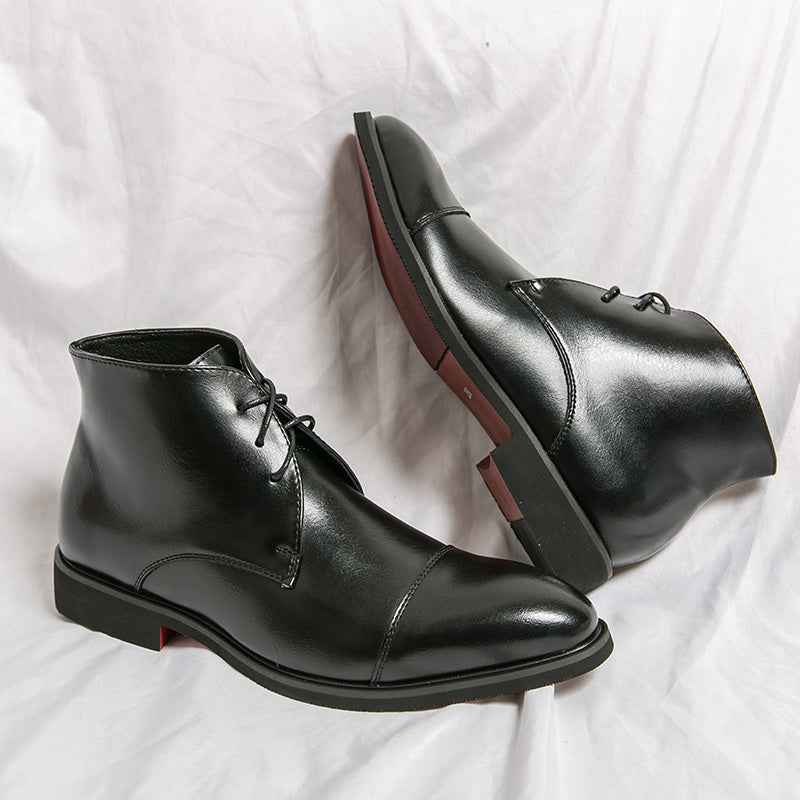 Men's English Formal Business Shoes - Luxovo.cc