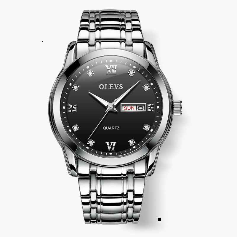 Watch Fashion Trendy Brand Quartz Watch Luminous Waterproof Men's Watch Men's Watch - Luxovo.cc