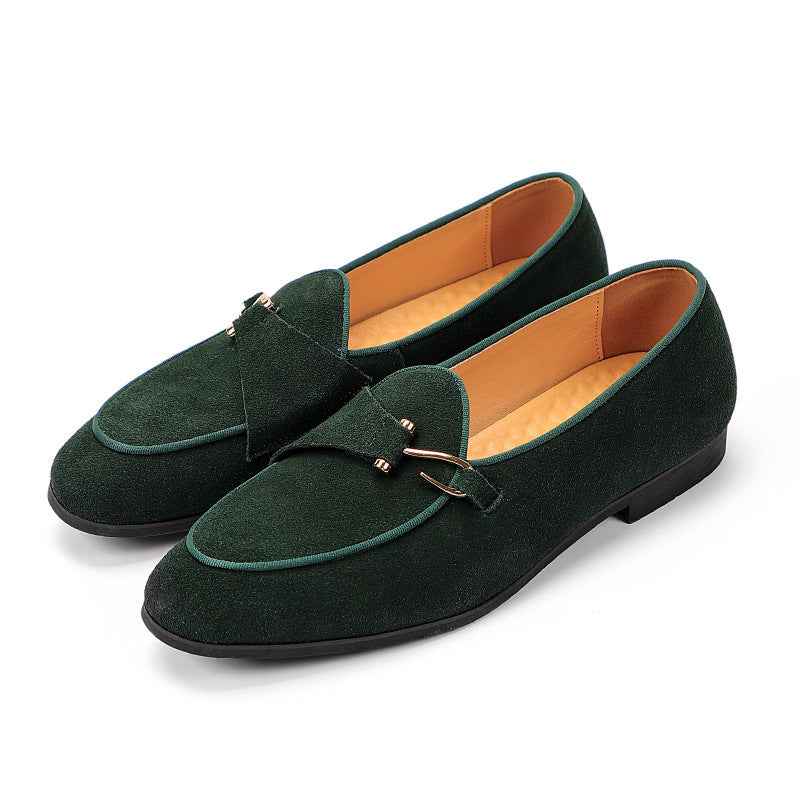 Summer Casual Men Loafers Leather Shoes - Luxovo.cc