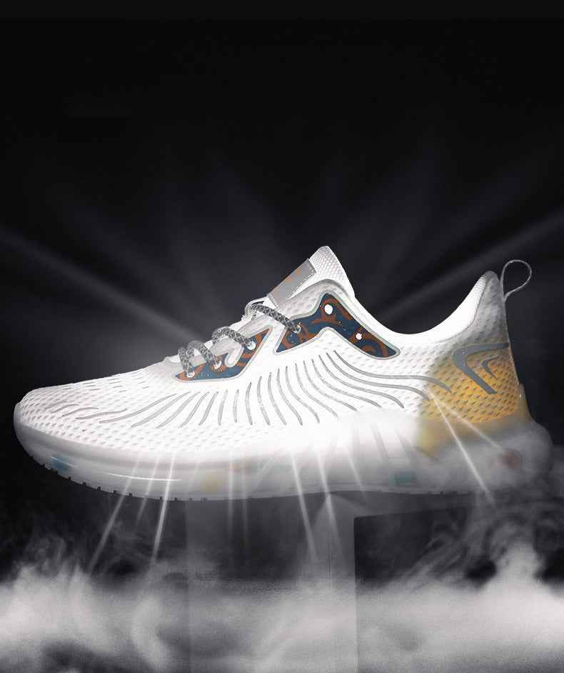 Men Breathable Casual Fly Woven Shoes - Luxovo.cc