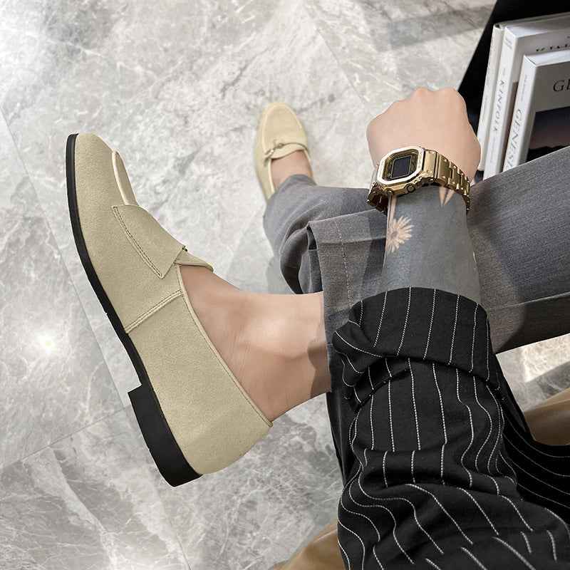 Summer Casual Men Loafers Leather Shoes - Luxovo.cc