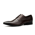 Men's Lace-up Formal Shoes Black Work - Luxovo.cc