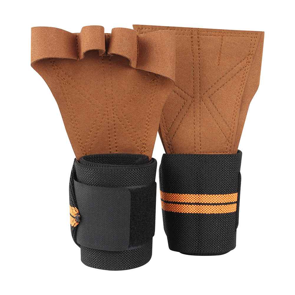 Fitness Weightlifting Dumbbell Wear-resistant Non-slip Microfiber Protective Gloves - Luxovo.cc