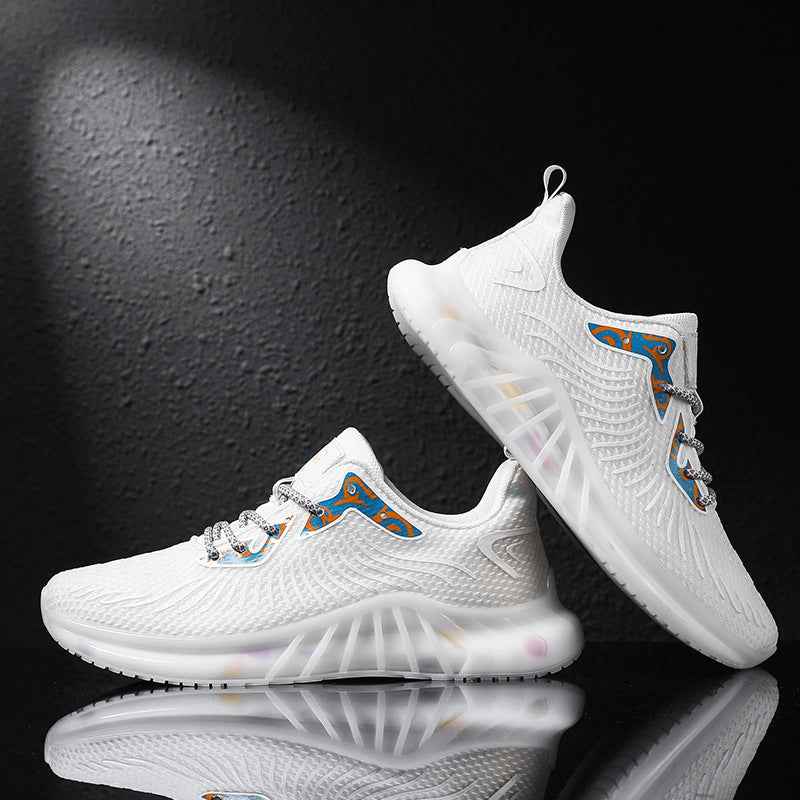 Men Breathable Casual Fly Woven Shoes - Luxovo.cc