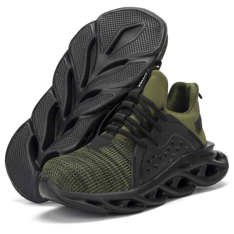 Indestructible Work Shoes Sneakers Men Anti-puncture Safety Shoes - Luxovo.cc