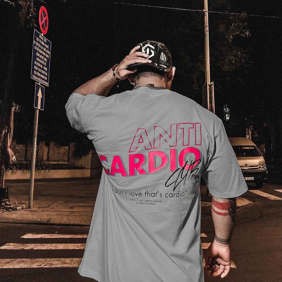 Printed Fitness T Shirt Male Muscle Type