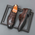 Plus Size Men's Leather Shoes Formal Wear - Luxovo.cc