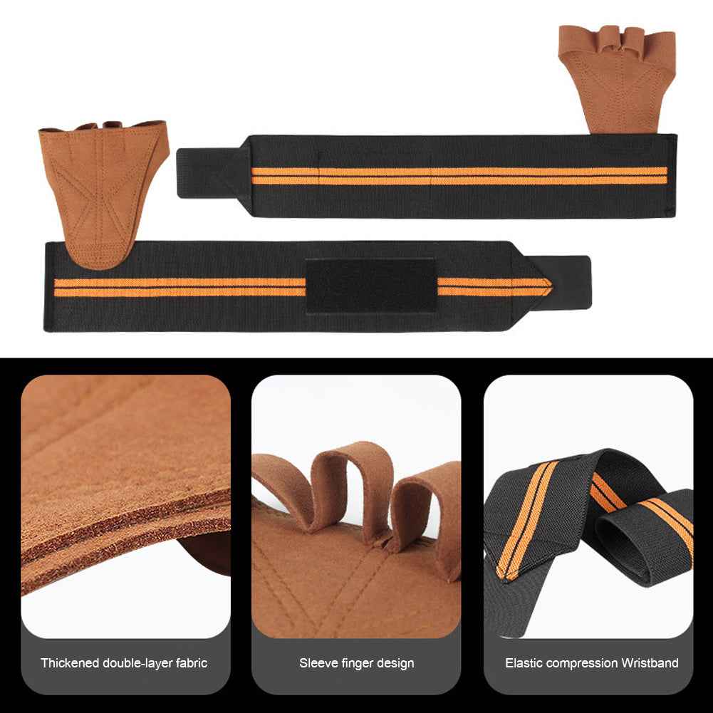 Fitness Weightlifting Dumbbell Wear-resistant Non-slip Microfiber Protective Gloves - Luxovo.cc