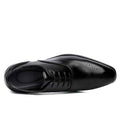 Formal Leather Shoes British Men Brogue Pointed-toe Lace - Luxovo.cc