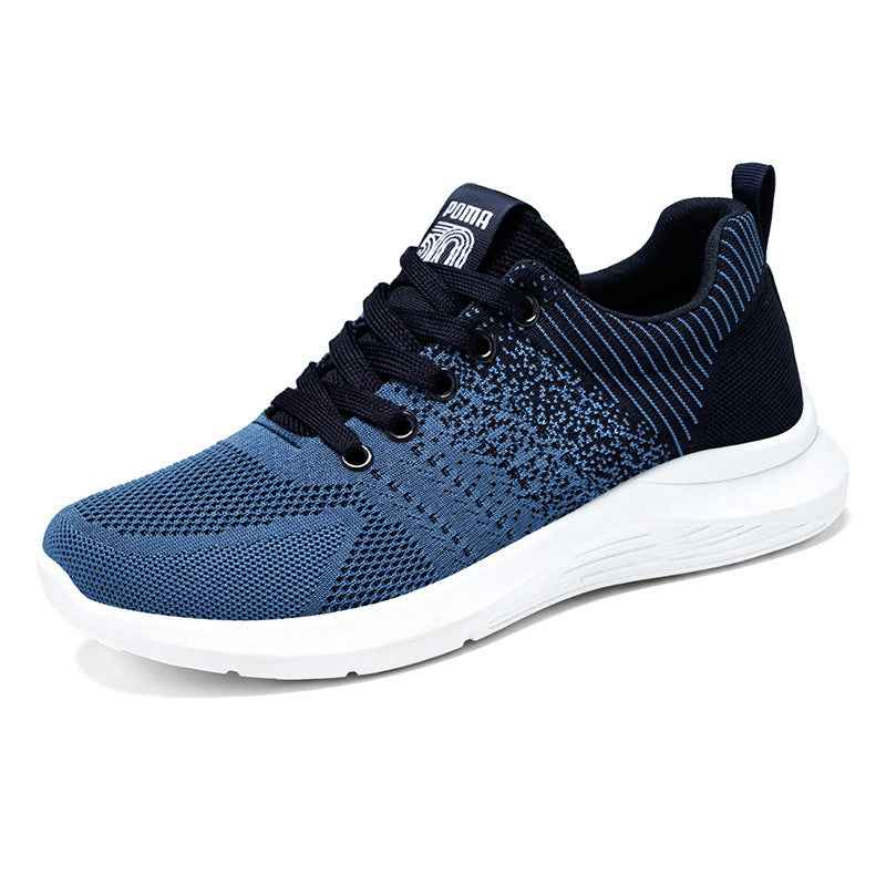 Men's Shoes Korean Casual Breathable Shoes Running Shoes Trendy Sneakers Men - Luxovo.cc
