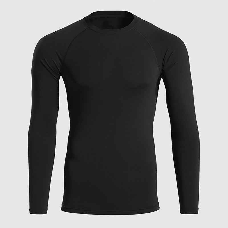 Quick Drying Fitness Stretch Long Sleeved Shirt For Men